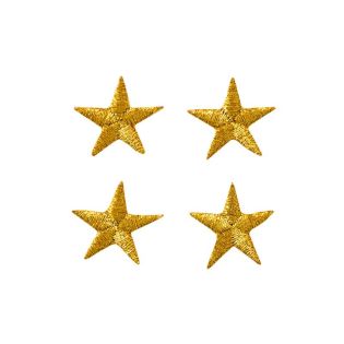 Applikation - 4 Sterne, gold  17mm