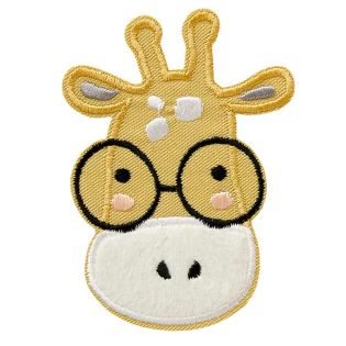 Applikation - Giraffen - Kopf