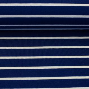 Baumwolljersey - Swafing - Isa - Streifen marine