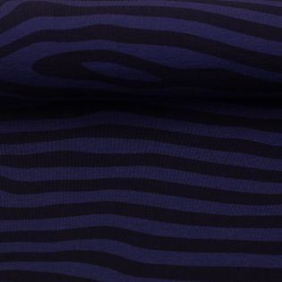 French Terry - Swafing - What the Duck by Thorsten Berger - Wellen dunkelblau