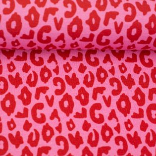 Baumwolljersey - Swafing - Cherry Picking - Happy Leo - pink-rot