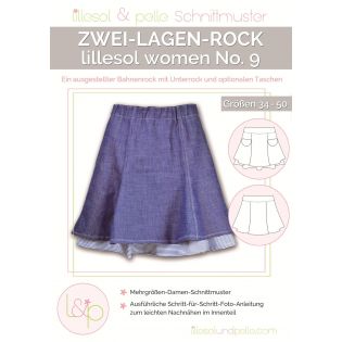 Schnittmuster - Lillesol & Pelle - Lillesol Women No. 9 - Zwei - Lagen - Rock