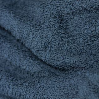 Frottee - uni - navy