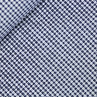 Baumwolle - Karo 0,2cm - navy