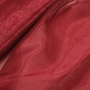 Organza - uni - weinrot