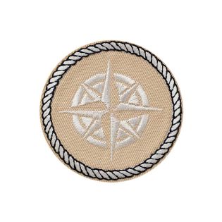 Applikation - Kompass beige