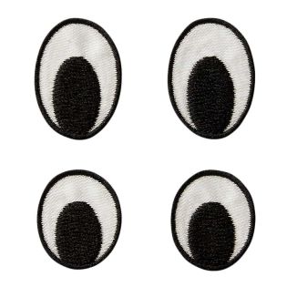 Applikation - Augen, 4 Stück