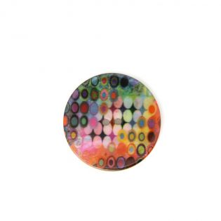 2-Loch-Knopf - multicolor - metallic - 35 mm