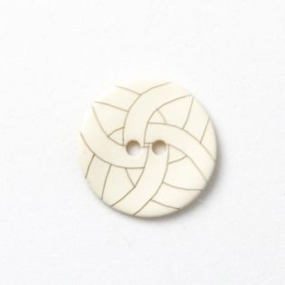 2-Loch-Knopf - Perlmutt - beige