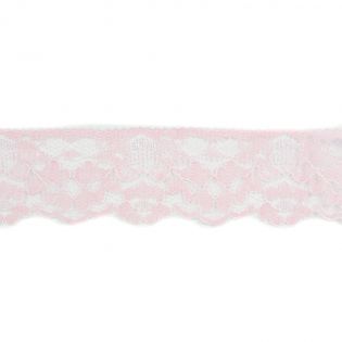 Perlonspitze - 32 mm - rose