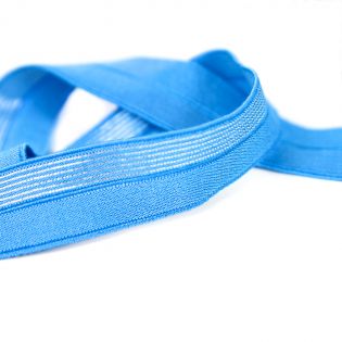 Einfassband - elastisch - 18 mm - blau
