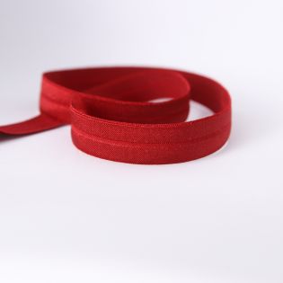 Einfaßband - elastisch - 20 mm - burgund rot