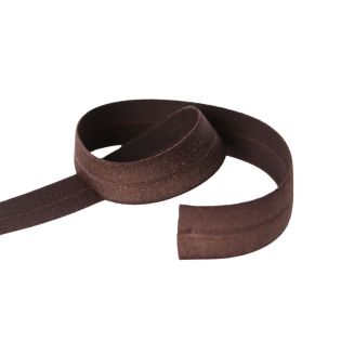 Einfaßband - elastisch - 20 mm - braun