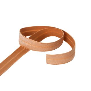 Einfaßband - elastisch - 20 mm - senfbraun 
