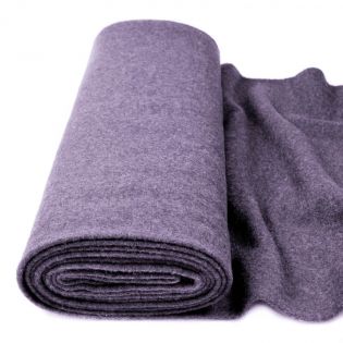 Walkloden melange - uni - lila