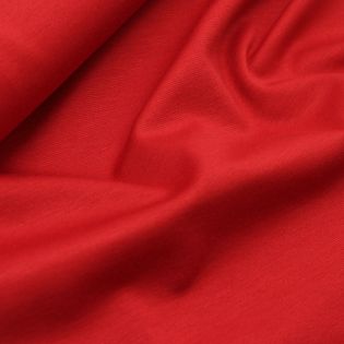 Viskosejersey - schwer - uni - rot