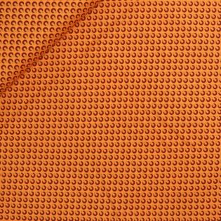 Baumwolle - Popeline - kleine Halbkreise - orange