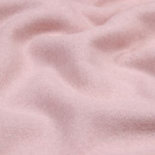 Baumwollfleece - Organic - uni - rosa