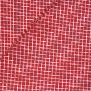 Baumwolle - Karo Gitter - rot