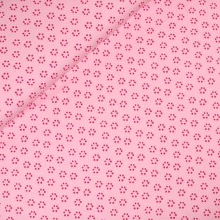 Baumwolljersey - Punkte - rosa