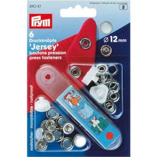 Jersey-Druckknöpfe - Ring - 12 mm mit Werkzeug
