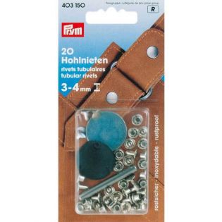 Prym - Hohlnieten für Materialstärke 3-4 mm