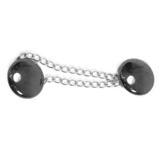Trachtenknopf - Ösenknopf - 20 mm - gunmetall  