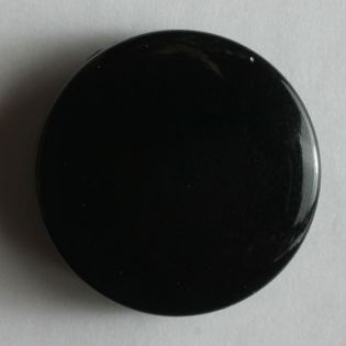 Öse - 10 mm - Modeknopf - schwarz - glänzend