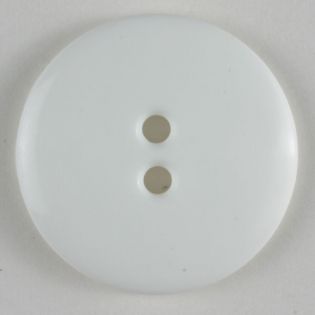 2-Loch-Knopf - 11 mm - weiß