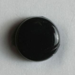 Öse - 7 mm - Modeknopf - schwarz - glänzend