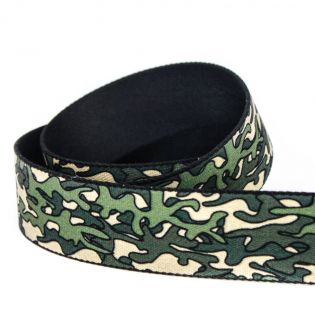 Gurtband - 35 mm - Camouflage - grün