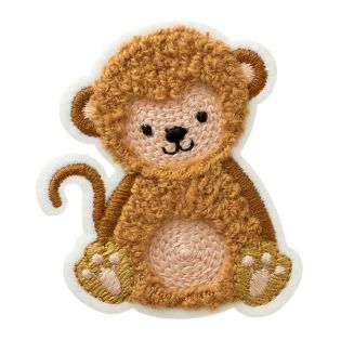 Applikation - Affe flauschig