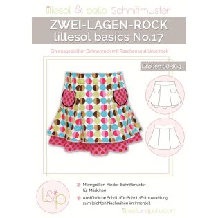 Schnittmuster - Lillesol & Pelle - Basics No. 17 - Zwei-Lagen-Rock