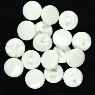 Öse - 13 mm - weiß