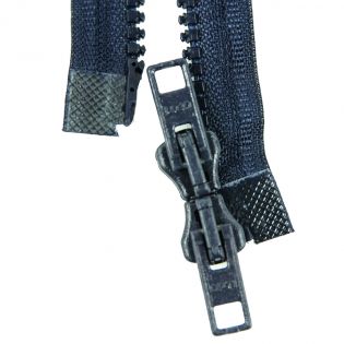Reißverschluss Opti - P60 - 60cm - Werraschieber - Zweiwege - teilbar - navy