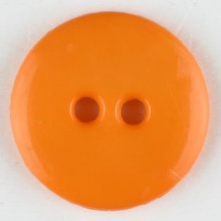 2-Loch-Knopf - 14 mm - glänzend-orange