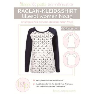 Schnittmuster - Lillesol & Pelle - Lillesol Women No. 19 - Raglan-Kleid & Shirt