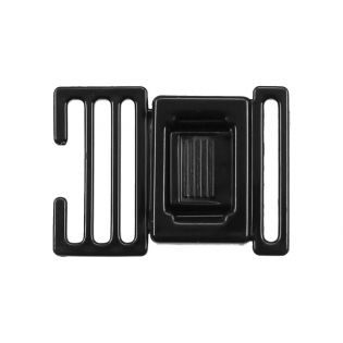 Steckschnalle - flach - 25 mm - 2er