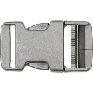 Steckschnalle - Kunststoff - 30 mm - grau