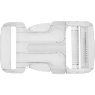 Steckschnalle - Kunststoff - 30 mm - transparent
