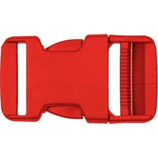 Steckschnalle - Kunststoff - 30 mm - rot