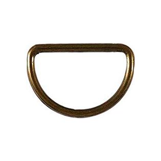 D-Ringe - 20 mm - altgold - 4 Stück