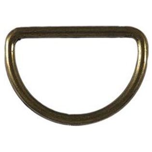 D-Ringe - 30 mm - altgold - 4 Stück
