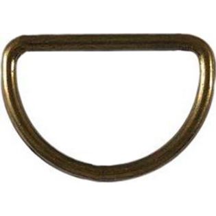 2 D-Ringe - 40 mm - altgold - 2 Stück