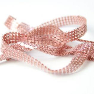 Glitterband - Alu - 12 mm - rosegold