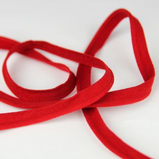Paspelband - elastisch - rot