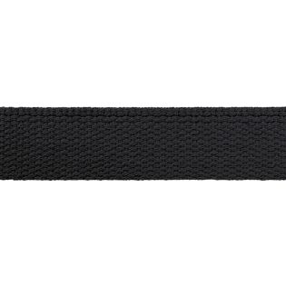 Baumwollgurtband - uni - 30 mm - schwarz