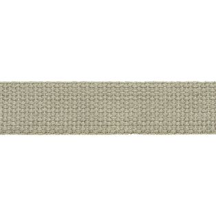 Baumwollgurtband - uni - 30 mm - schlammgrau
