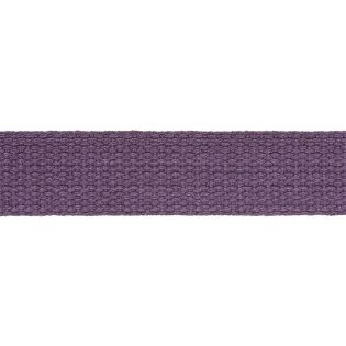 Baumwollgurtband - uni - 30 mm - brombeer