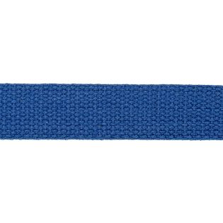 Baumwollgurtband - uni - 30 mm - königsblau